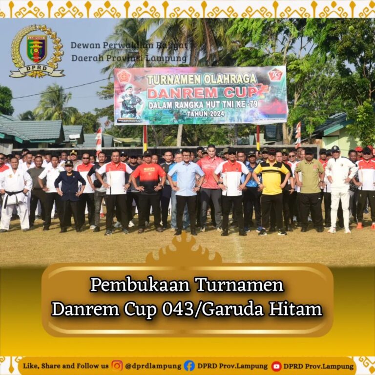 PEMBUKAAN TURNAMEN DANREM CUP 043/GARUDA HITAM