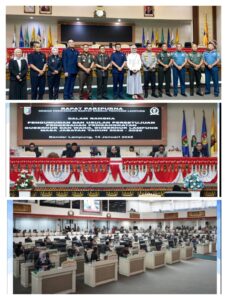 RAPAT PARIPURNA PERSETUJUAN PENGESAHAN PENGANGKATAN GUBERNUR DAN WAKIL GUBERNUR LAMPUNG PERIODE 2025-2030