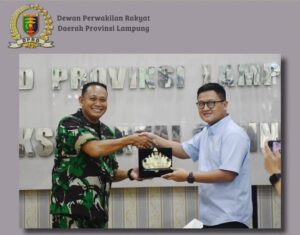 Silaturahmi Komandan Pangkalan Angkatan Laut dan Ketua DPRD Provinsi Lampung